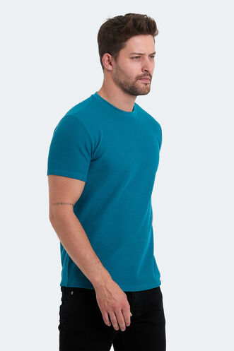 Slazenger VELVEL Men's T-Shirt Petrol - Thumbnail