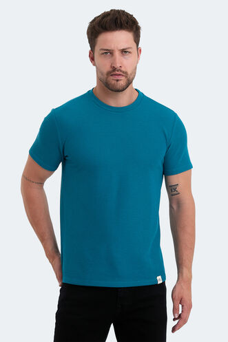 Slazenger VELVEL Men's T-Shirt Petrol - Thumbnail