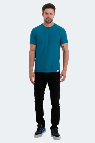 Slazenger VELVEL Men's T-Shirt Petrol - Thumbnail