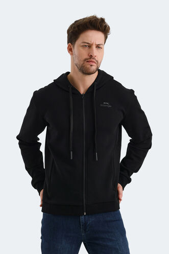 Slazenger VENDA Men's Sweatshirt Black - Thumbnail