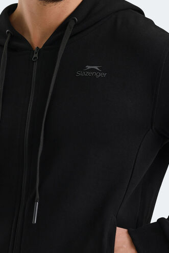 Slazenger VENDA Men's Sweatshirt Black - Thumbnail