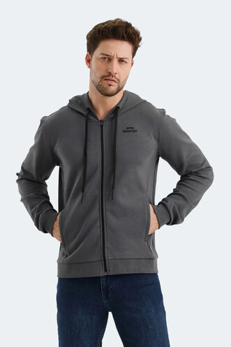 Slazenger VENDA Men's Sweatshirt Dark Grey - Thumbnail