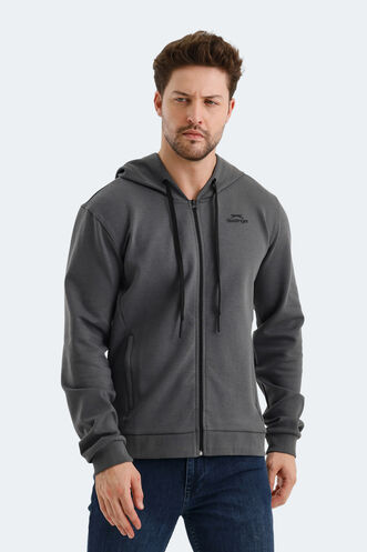 Slazenger VENDA Men's Sweatshirt Dark Grey - Thumbnail