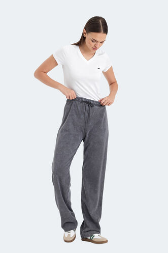 Slazenger VESPERA Women's Sweatpants Dark Grey - Thumbnail