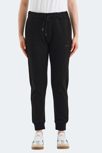 Slazenger VETERAN Women's Sweatpants Black - Thumbnail