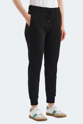 Slazenger VETERAN Women's Sweatpants Black - Thumbnail