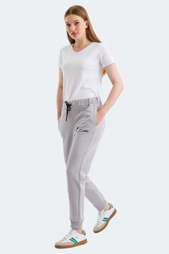 Slazenger VETERAN Women's Sweatpants Grey - Thumbnail