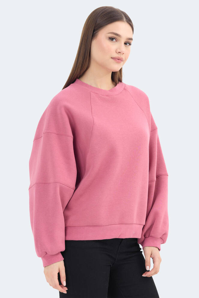 Slazenger VIA Kadın Sweatshirt Gül