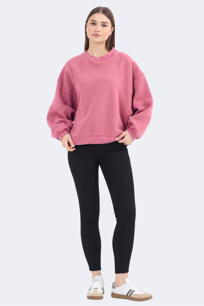 Slazenger VIA Kadın Sweatshirt Gül