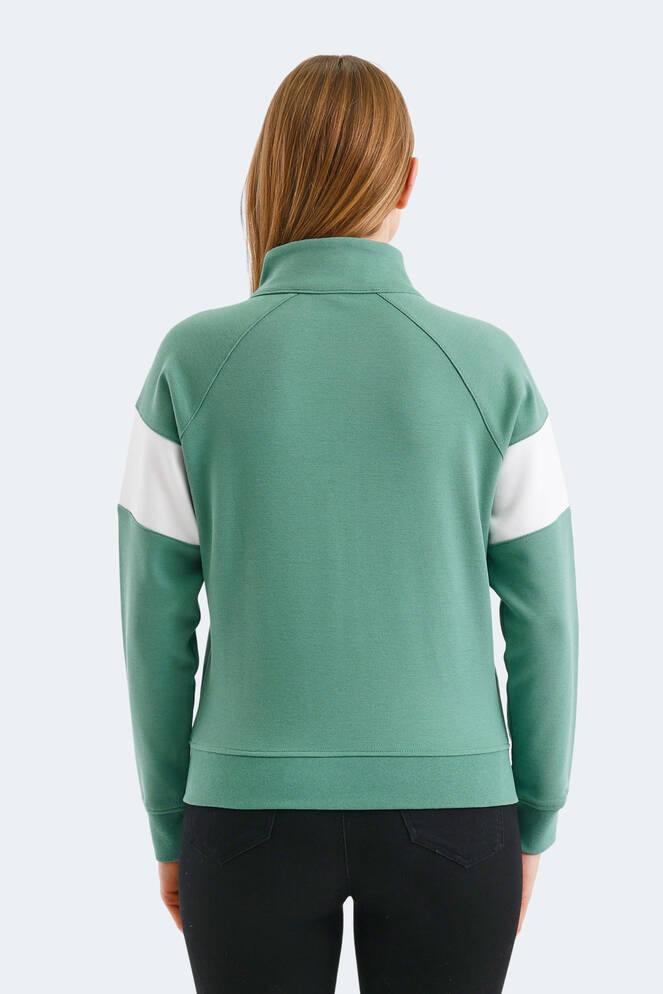 Slazenger VICTORY Kadın Sweatshirt Yeşil