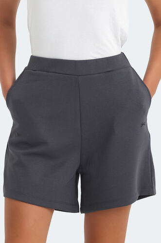 Slazenger VIDAR Women's Shorts Dark Gray - Thumbnail