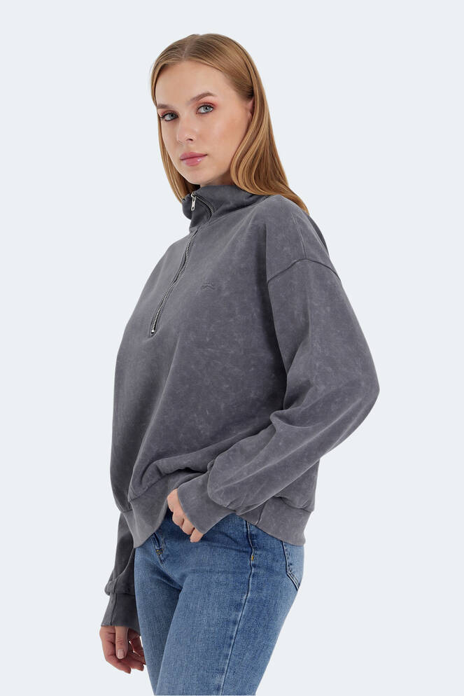 Slazenger VIEWER Women's Sweatshirt Dark Grey