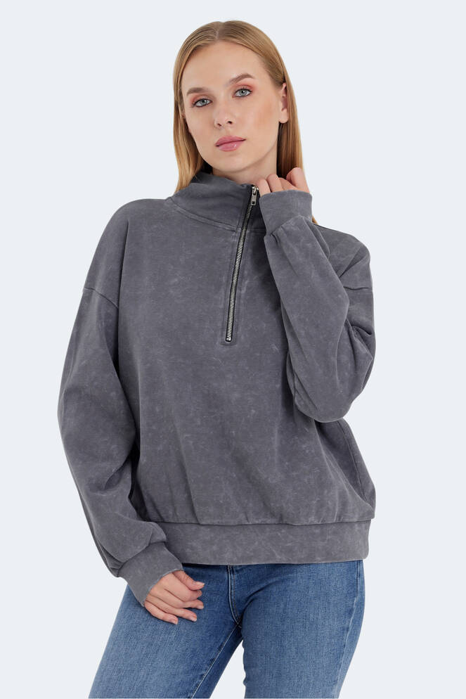 Slazenger VIEWER Women's Sweatshirt Dark Grey