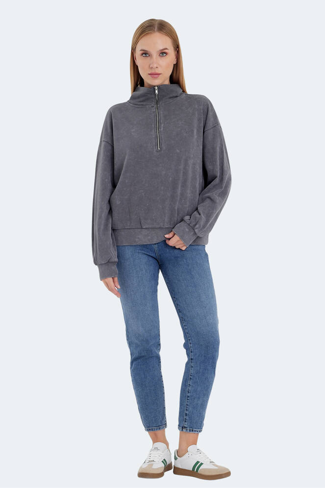 Slazenger VIEWER Women's Sweatshirt Dark Grey