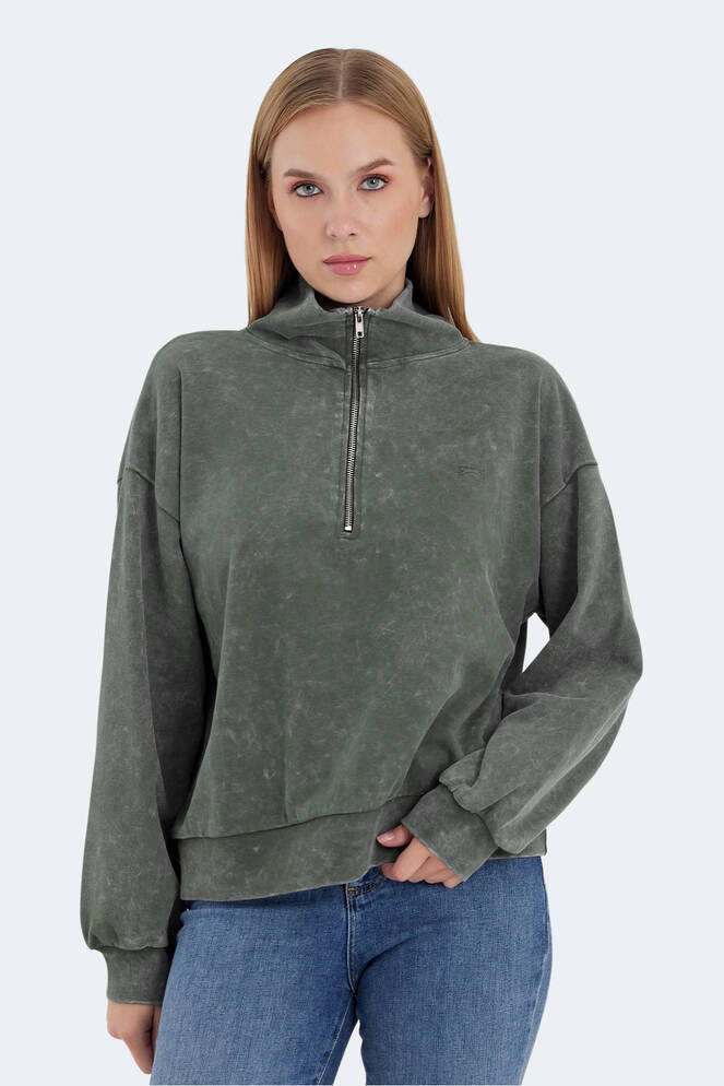 Slazenger VIEWER Women's Sweatshirt Khaki