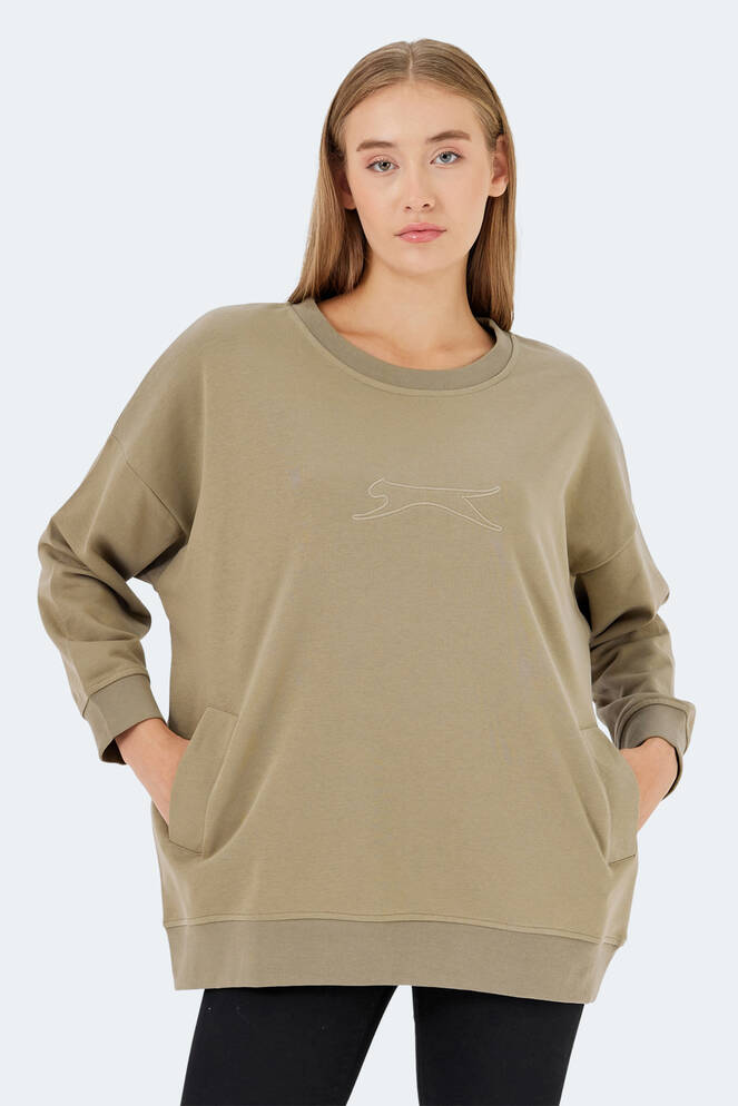 Slazenger VIKENTI SW Women's Sweatshirt Dark Green