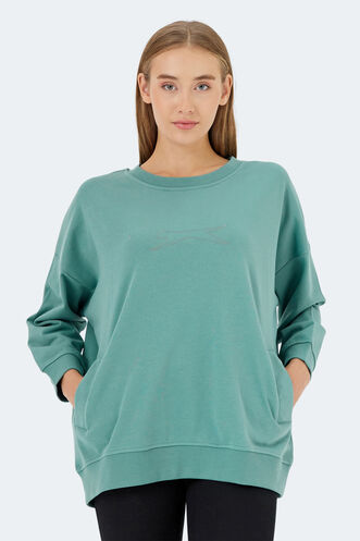 Slazenger - Slazenger VIKENTI SW Women's Sweatshirt Green