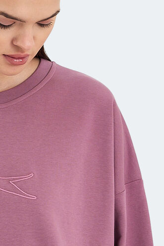 Slazenger VIKENTI SW Women's Sweatshirt Pink - Thumbnail