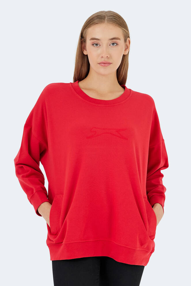 Slazenger VIKENTI SW Women's Sweatshirt Red