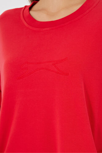 Slazenger VIKENTI SW Women's Sweatshirt Red - Thumbnail