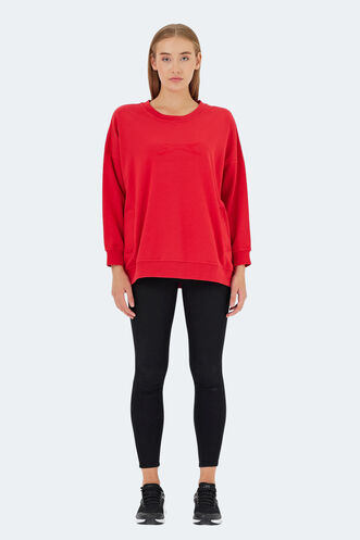 Slazenger VIKENTI SW Women's Sweatshirt Red - Thumbnail