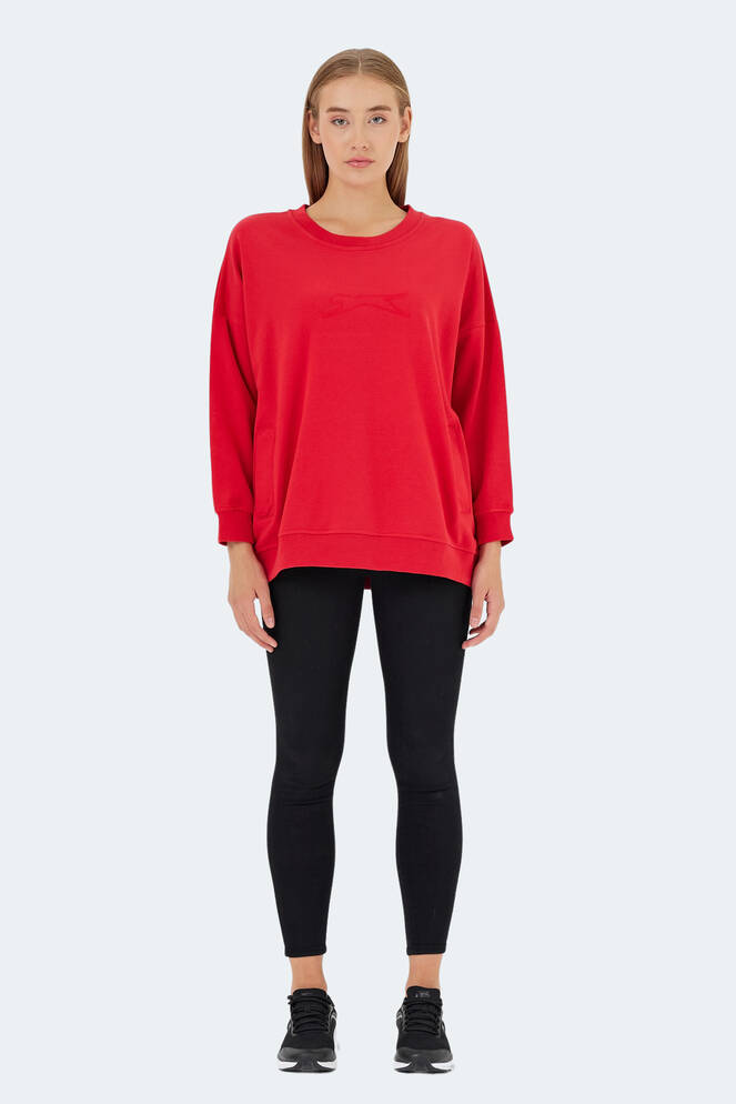 Slazenger VIKENTI SW Women's Sweatshirt Red