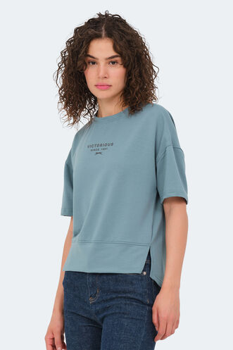 Slazenger - Slazenger VILLAGE Women's T-Shirt Sea Green