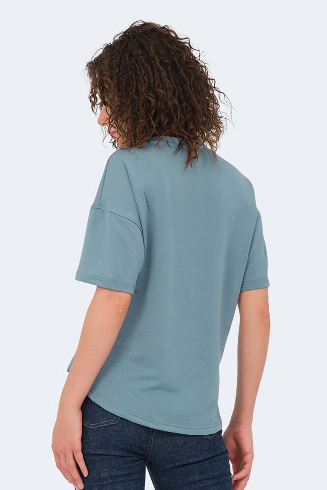 Slazenger VILLAGE Women's T-Shirt Sea Green