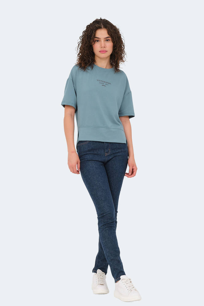 Slazenger VILLAGE Women's T-Shirt Sea Green