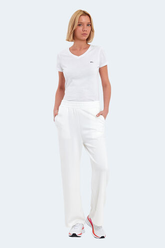 Slazenger VILLE Women's Sweatpants Off-White - Thumbnail