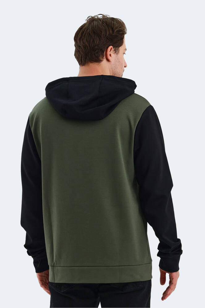 Slazenger VIOLA Erkek Sweatshirt Haki - Siyah