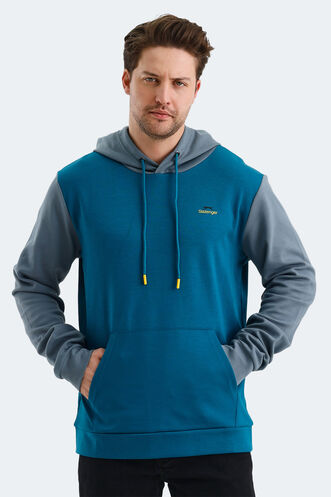 Slazenger - Slazenger VIOLA Erkek Sweatshirt Petrol