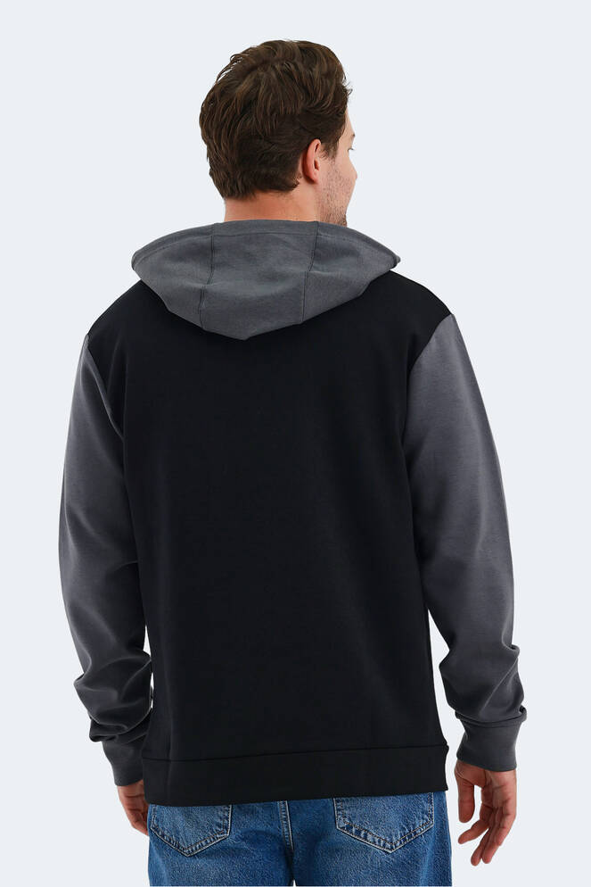 Slazenger VIOLA Erkek Sweatshirt Siyah - Gri