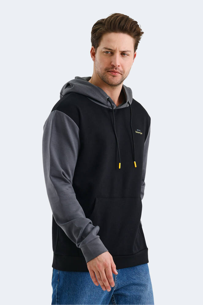 Slazenger VIOLA Erkek Sweatshirt Siyah - Gri