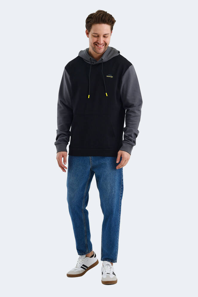 Slazenger VIOLA Erkek Sweatshirt Siyah - Gri