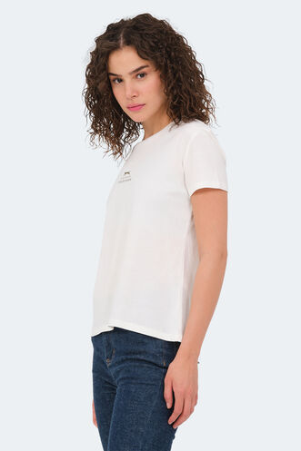 Slazenger VIRAJ Women's T-Shirt Ecru - Thumbnail