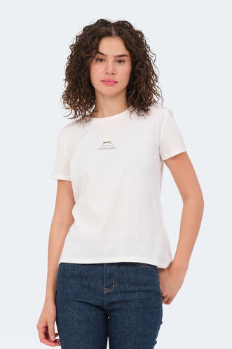 Slazenger VIRAJ Women's T-Shirt Ecru - Thumbnail