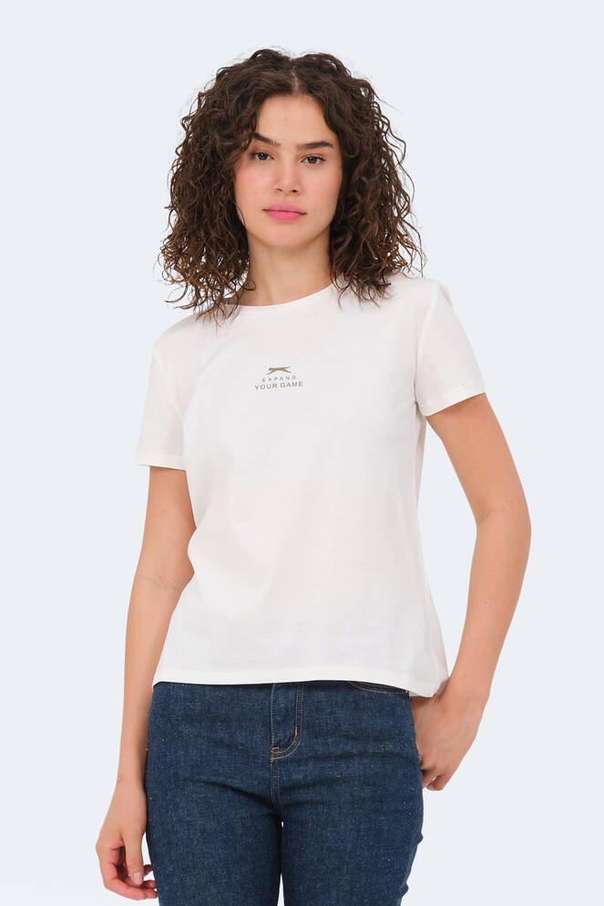 Slazenger VIRAJ Women's T-Shirt Ecru