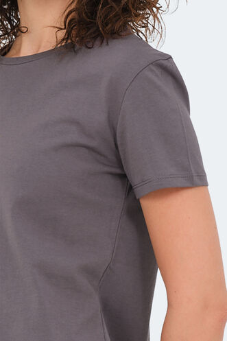 Slazenger VIRAJ Women's T-Shirt Dark Gray - Thumbnail