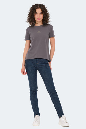 Slazenger VIRAJ Women's T-Shirt Dark Gray - Thumbnail