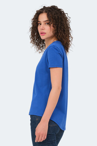 Slazenger VIRAJ Women's T-Shirt Royal Blue - Thumbnail