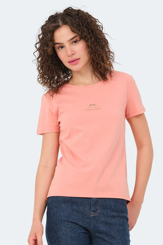 Slazenger VIRAJ Women's T-Shirt Salmon - Thumbnail