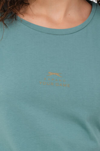 Slazenger VIRAJ Women's T-Shirt Sea Green - Thumbnail