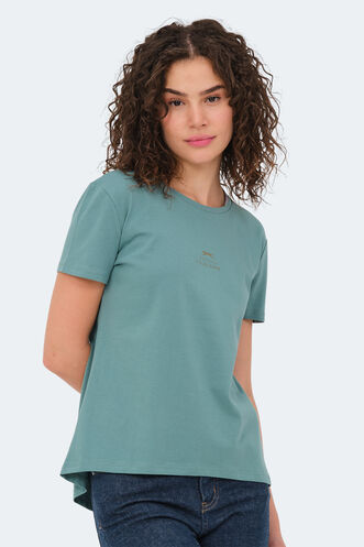 Slazenger VIRAJ Women's T-Shirt Sea Green - Thumbnail