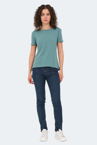 Slazenger VIRAJ Women's T-Shirt Sea Green - Thumbnail