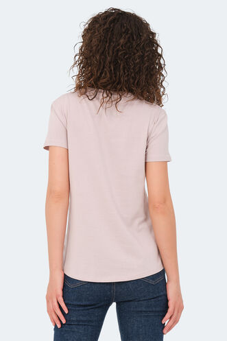 Slazenger VIRAJ Women's T-Shirt Stone Gray - Thumbnail