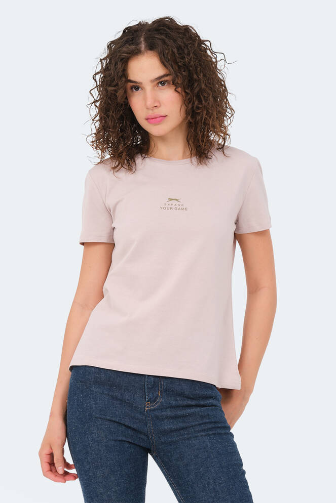 Slazenger VIRAJ Women's T-Shirt Stone Gray