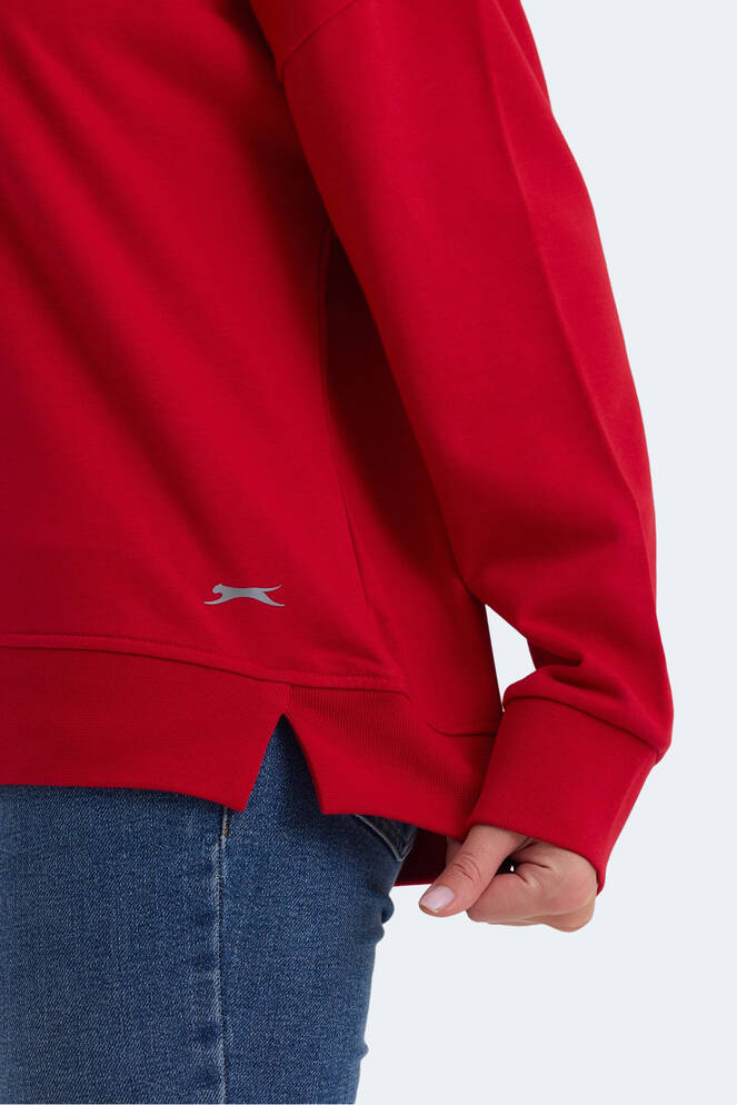 Slazenger VIRTUE Kadın Sweatshirt Kırmızı