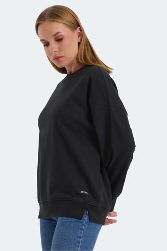 Slazenger VIRTUE Women's Sweatshirt Black - Thumbnail