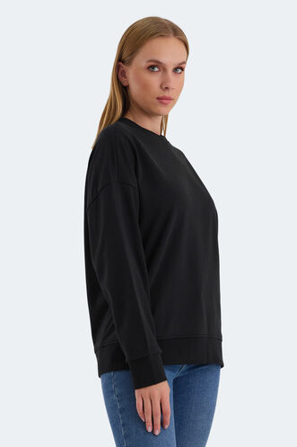 Slazenger VIRTUE Women's Sweatshirt Black - Thumbnail